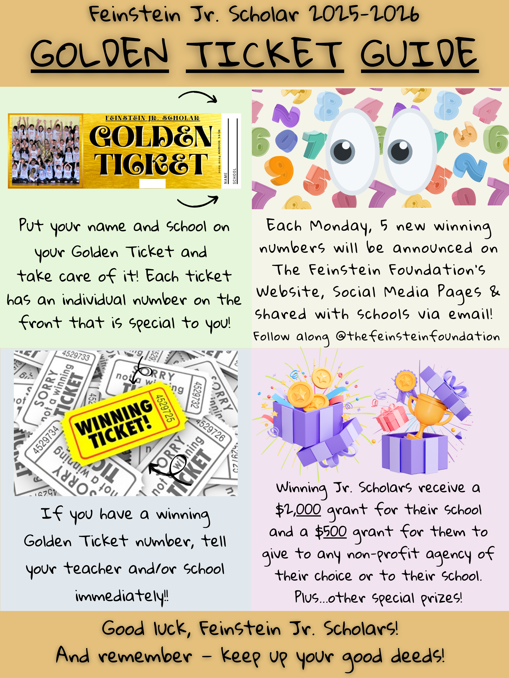 Golden Ticket Poster 25-26 (1) Golden Ticket Poster in English